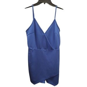 Shein Blue Romper Medium